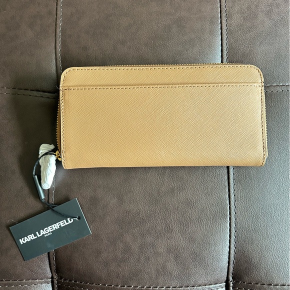 Karl Lagerfeld Paris Beige Wallet (NWT) - Picture 3 of 4